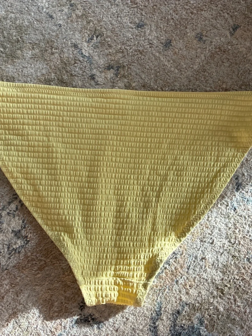 Yellow swimsuit bottoms